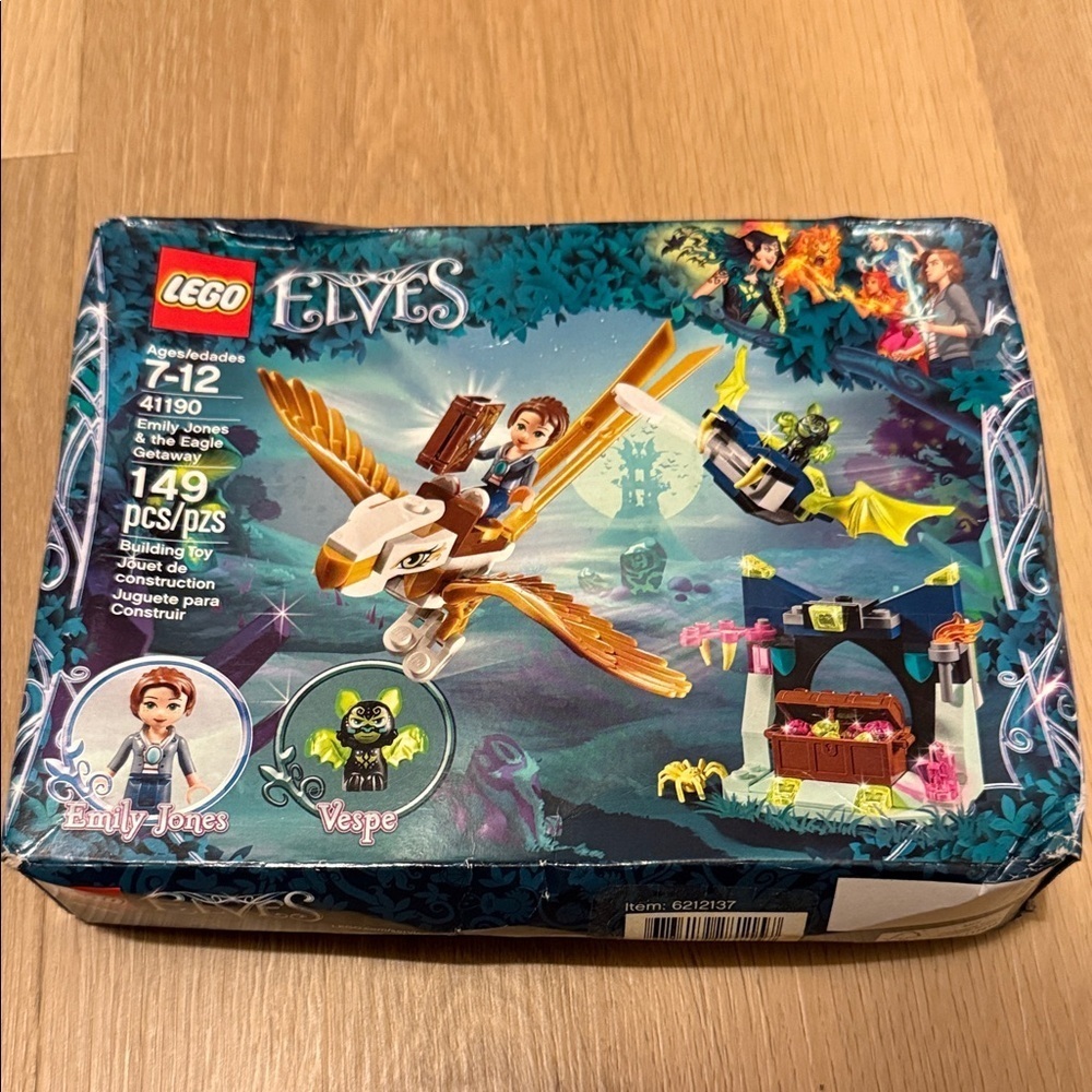 Lego elves emily jones & the Eagle Getaway set 41190 new in sealed box 149 pcs - Picture 7 of 8